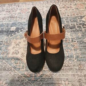 Elegant Black and Brown Women's Shoes